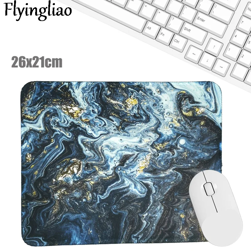 

Water wave Marble Creative Office Keyboard Pad Kawaii Laptop Mouse Mat Anti Slip Desk Mats Custom Desk Pad Mouse Pad Wrist