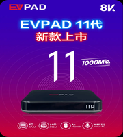 Newest EVPAD 11P box 2024 original store android 12 tv box wifi 6 karaoke function hot in Japan Korea USA UK Canada Singapore