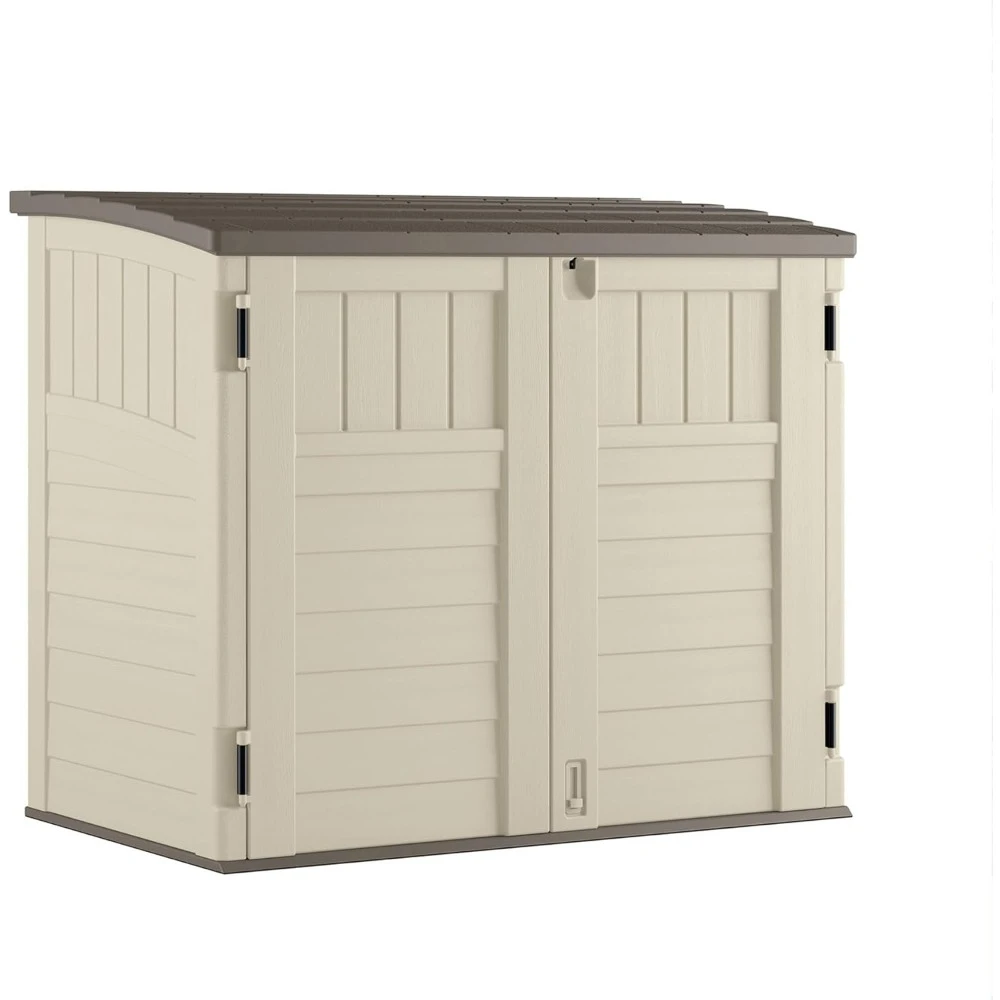 Garbage Cans, Garden Accessories, Backyard, and Patio Use, Vanilla