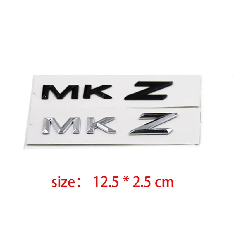 for Lincoln MKZ Continental Modified Car Rear Logo MKC MKX Rear trunk Logo 2.0T 3.0T AWD Displacement Logo English Car Logo