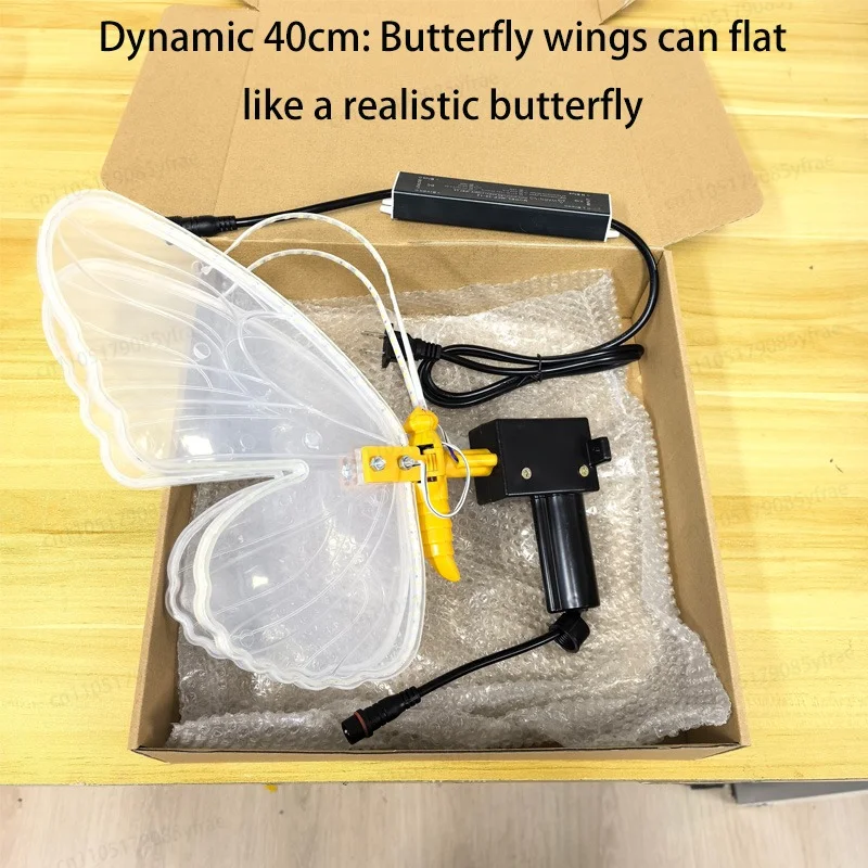 1PC 12V LED Buitenverlichting Dynamische Statische Vlinderlampjes voor Festival Huisdecoratie Feest Bruiloft DIY Decoraties