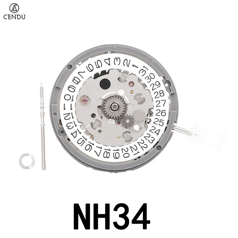Japón de alta gama de alta precisión movimiento de reloj automático mecánico NH35 NH36 NH34 Miyota 9015 24 piedras preciosas