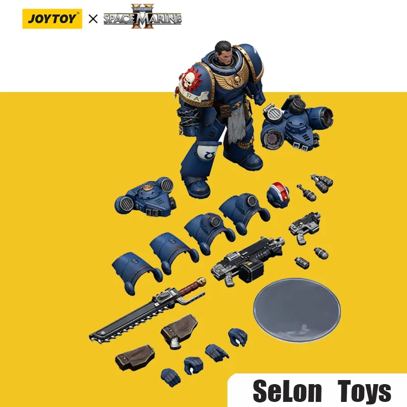 

JOYTOY Warhammer40K 1/18 Space Marines Action Figure Ultramarines Lieutenant Titus Collectors Edition figures Toys