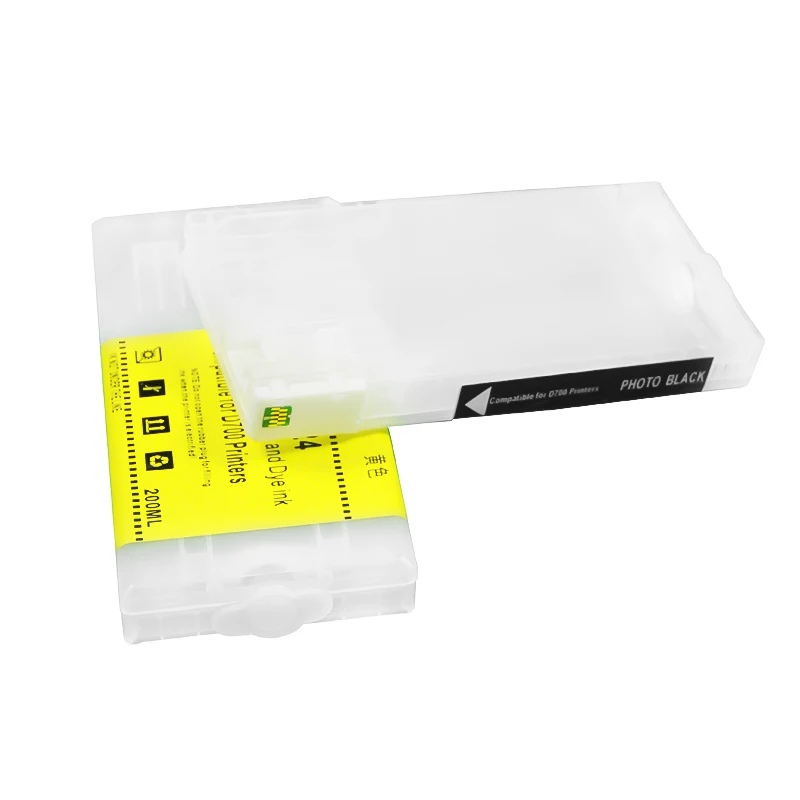 Empty Refillable Ink Cartridge with Chips - T7811-T7816 for Fujifilm Frontier-S DX-100 Fuji DX100 Printer (6 colors available)