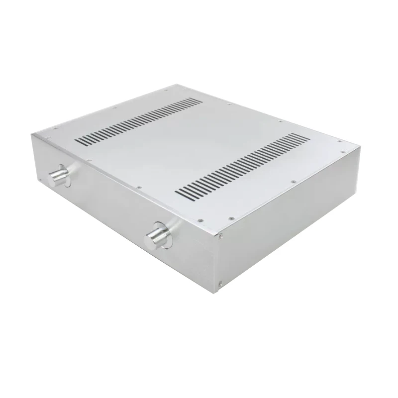 Hezhi Audio 430*92*343mm All Aluminum HIFI Preamplifier Chassis Enclosure Diy Amplifier Case Shell