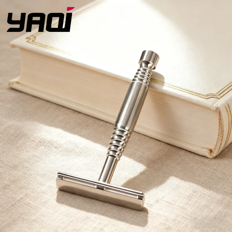 

YAQI Romulus Razor With Magnet 316 stainless steel for Men 0.70mm gap 66g Hair Style Beard Comb Grooming tools Accessory