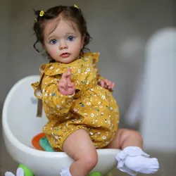 60CM Reborn Doll Missy Toddler Girl Dolls 3D Skin Painting Visible Veins Handmade Real Life Doll Toys for Girls Same as Picture