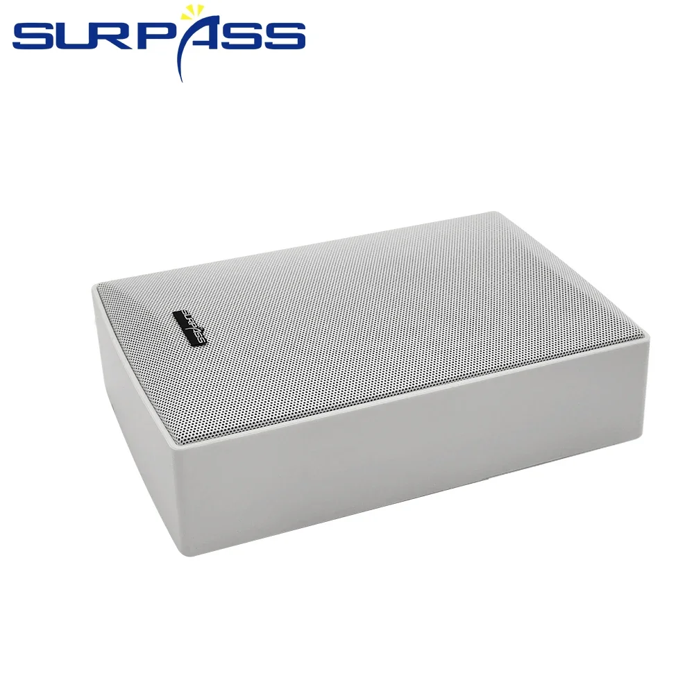 Wall Mounted Speaker 5inch 100V HiFi Audio Loudspeaker 2 Way Wall Speaker PA Sound System Suitable for Hotel School Supermarket