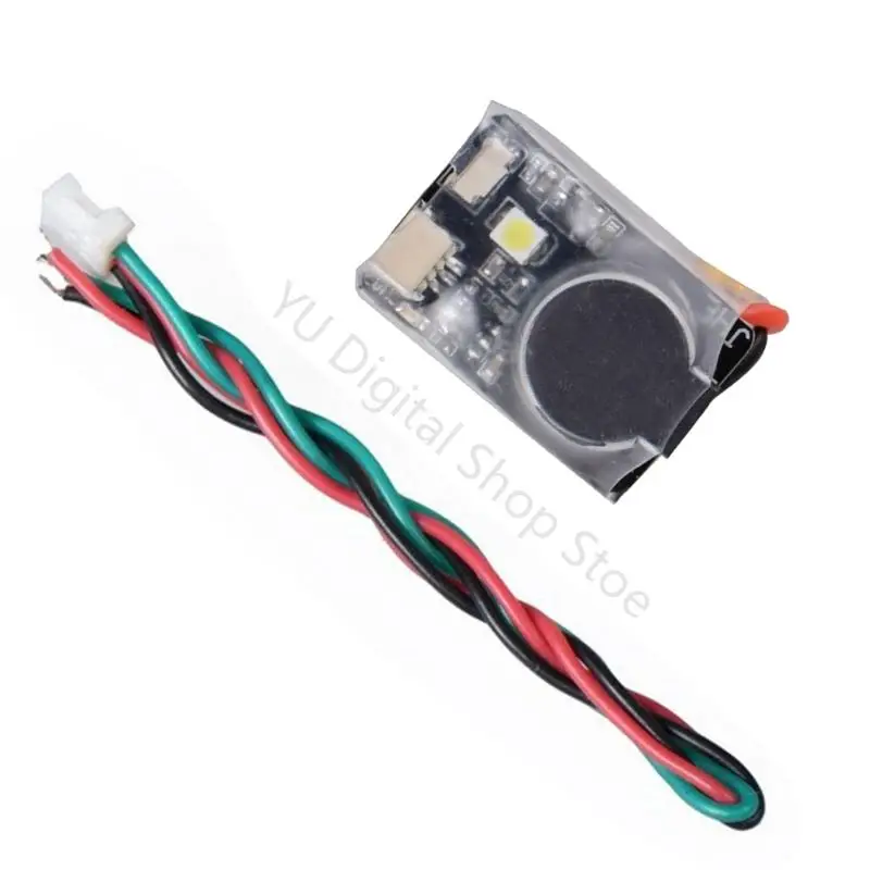 96BA Drohnen-Summermodul mit LED-Ortungslicht, Alarm zur Wiederherstellung verlorener Modelle für FPV-Piloten bei der Gras- und – Detail 5