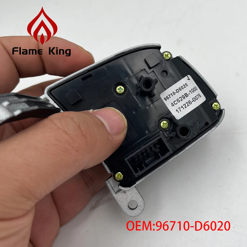 Flame king 96710-D6020 Steering Wheel Button Multimedia Audio Volume Phone Switch Accessories for Kia K5 2016