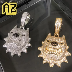 Dog Iced Out Pendants Necklace Bling Zirconia HIP HOP Necklaces For Men Women Jewelry Gifts Free Shipping