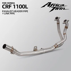 CRF1100L Exhaust Headers Tube For Honda Africa Twin S / Adventure Sports/ES 2020-2024 Motorcycle Exhausts Rally Moto Manifold
