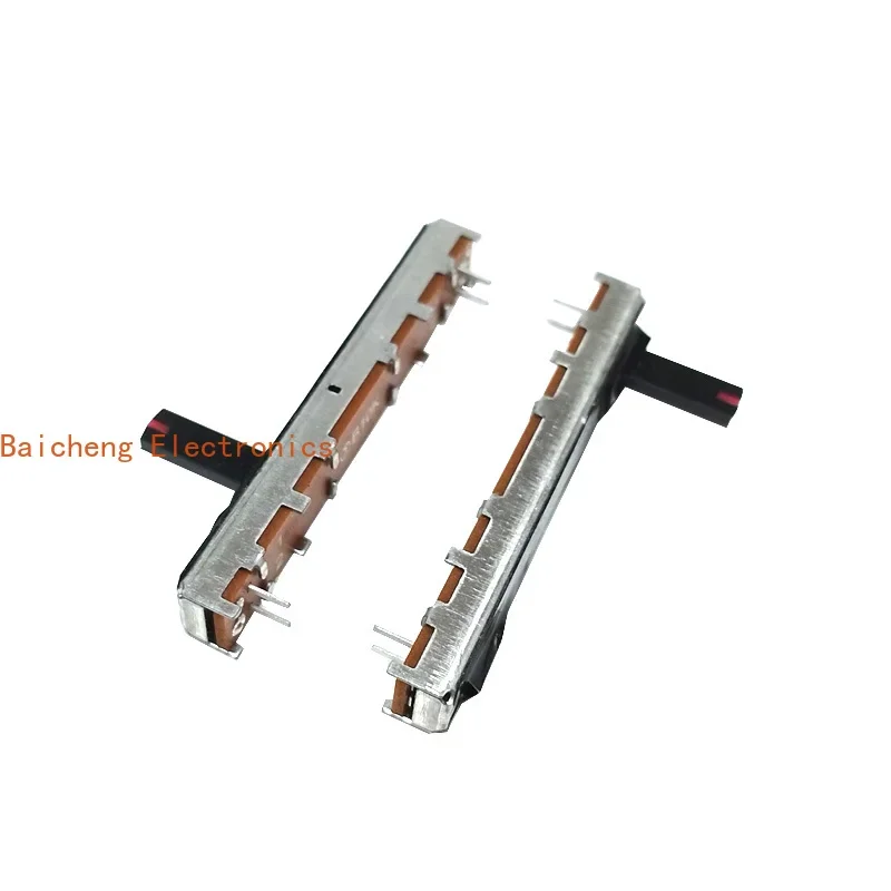 10PCS F4543N direct sliding potentiometer mixing console pusher 60mm single link B10K with red dot axis length 15 stroke 45