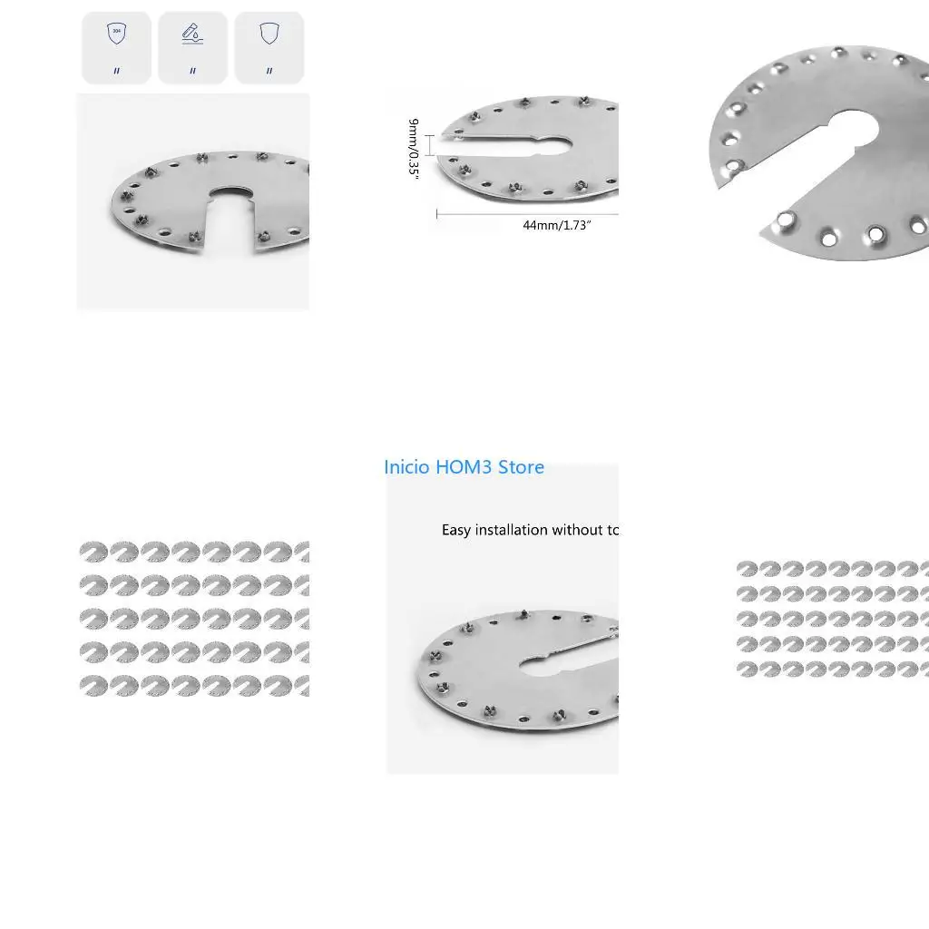 A5YD Ground Grounding Lug for Solar Panel Module Pack of 50