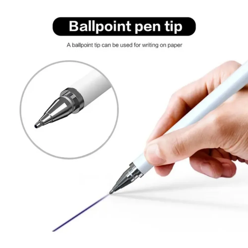 Universal 2in1 Stylus Pen for Cellphones Tablets Drawing Screens Capacitive Touch Pencil Precise Control