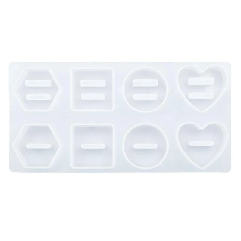 652F Ring Holder Silicone Moulds Geometrical-Shape Ring Display Resin Mold for DIY Craft Ring Stand Epoxy Casting Mold Craft