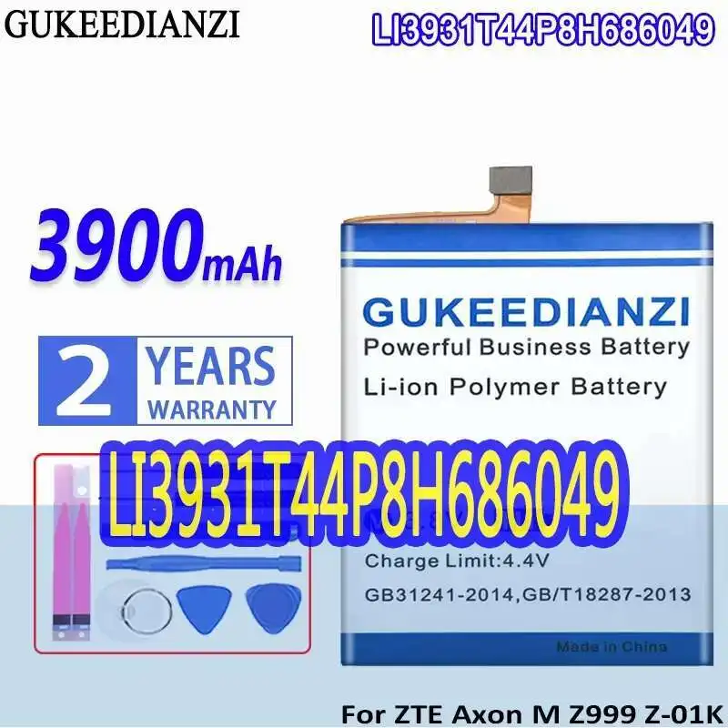

Long-Lasting For Zte Axon M Z999 Z-01K Mobile Phone Battery 3900Mah LI3931T44P8H686049