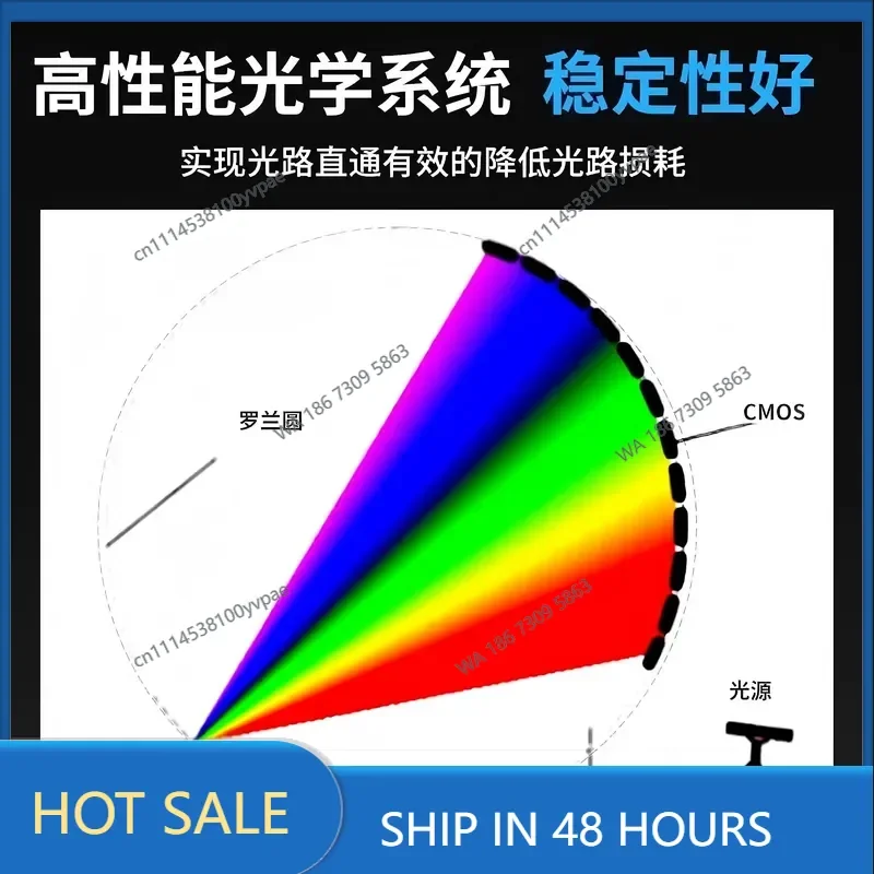 Benchtop Full Spectrum Direct Reading Spectrometer Multi-element Analyzer Stainless Steel Copper Aluminum Iron Metal Spark