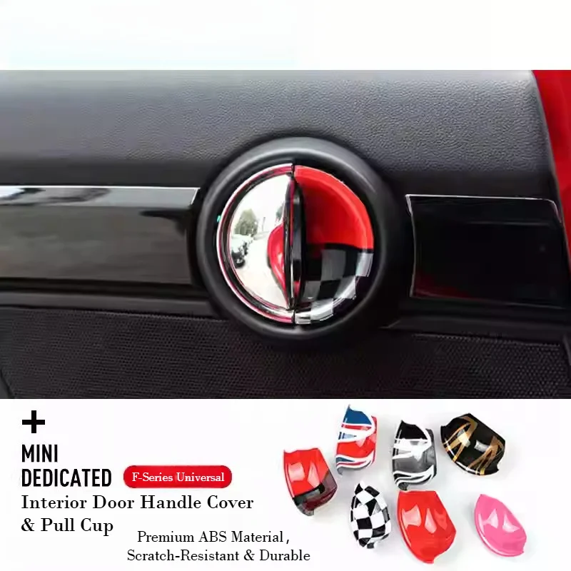 

Door Handle Decorative Parts For Mini Cooper F54 F55 F60 Clubman Countryman Glossy Interior Door Handle Trim Decoration Covers