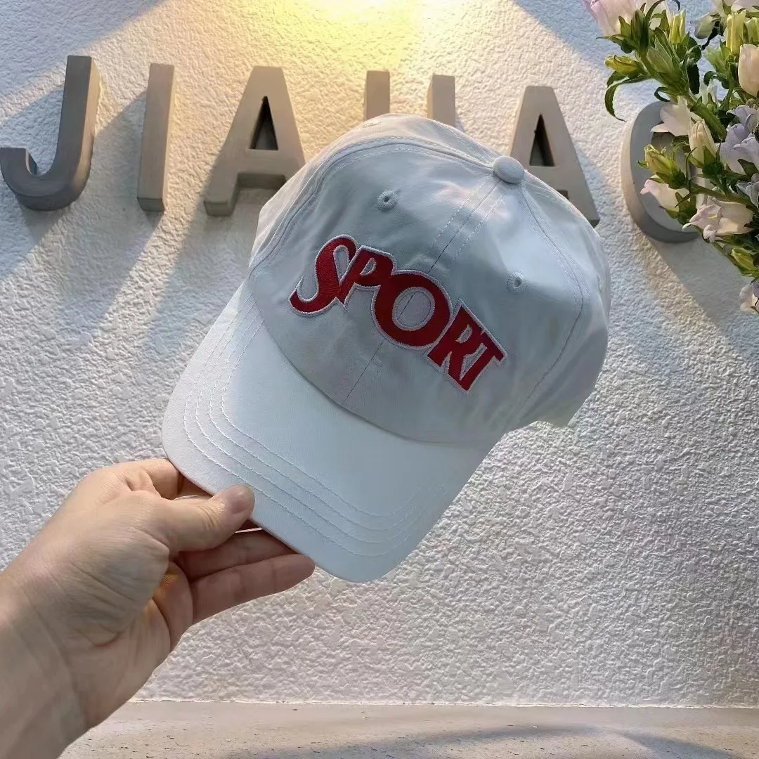 

Ins versatile soft top baseball cap for men in summer with curved eaves for sun protection and duckbill cap for children