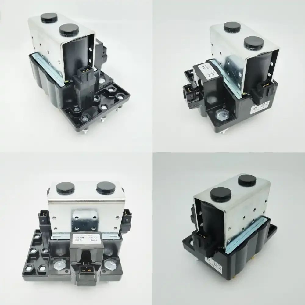 

Contactor is suitable for electric forklifts. Screw terminals are available. DIN rail installation is provided.