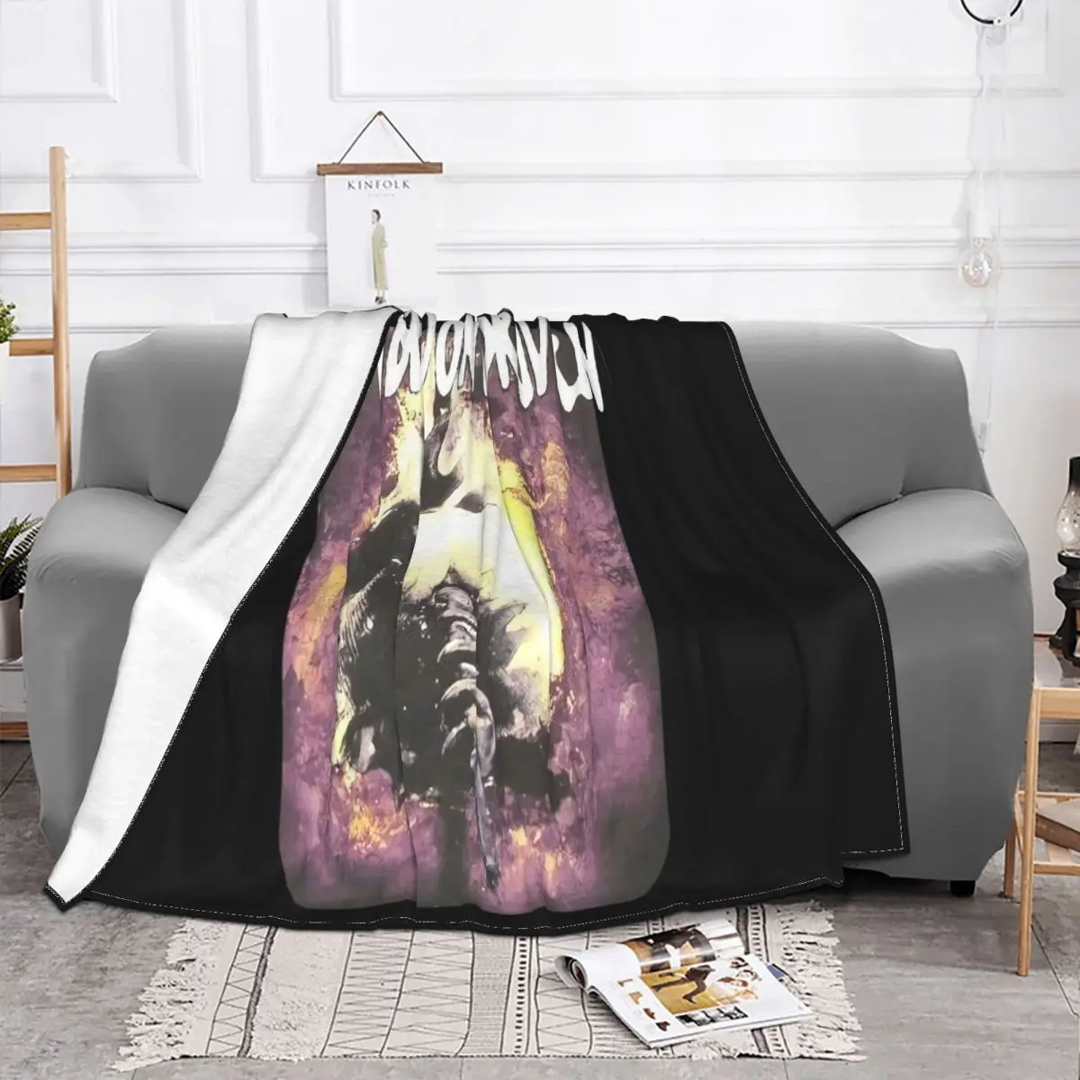 Pantera Vintage 1994 Far Beyond Driven Banned Lp Cover Tour Concert Xl Trend Throw Blanket