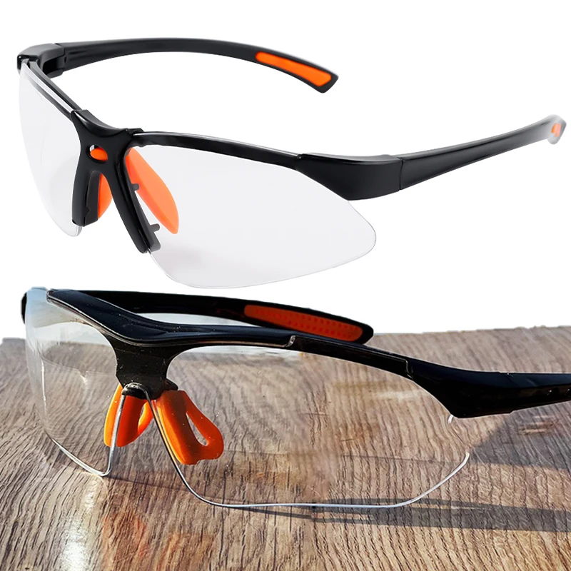 

Transparent Eye Sand Prevention Windproof Safety Riding Goggles Vented Glasses Work Laboratory Safety Goggle Glasses Spectacles