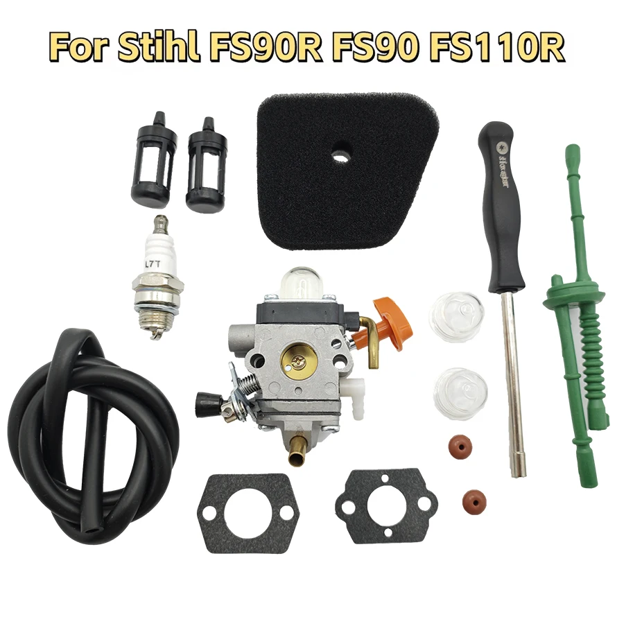 Kit carburatore per Stihl FS90R FS90 FS110R FS130R FS100 KM130R KM90R FS100RX KM110R HT100 HT101 Trimmer Weed Eater C1Q-S174 Carb