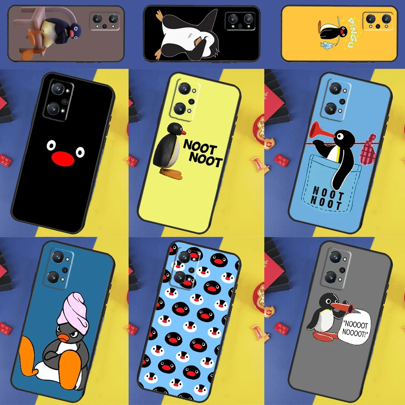 Чехол мультяшный Пингвин для Realme 8 9 10 Pro Plus C11 C15 C30 C33 C35 C55 C21Y C25Y GT Neo 5 3 2 2T 3T Чехол мультяшный Пингвин для Realme 8 9 10 Pro Plus C11 C15 C30 C33 C35 C55 C21Y C25Y GT Neo 5 3 2 2T 3T