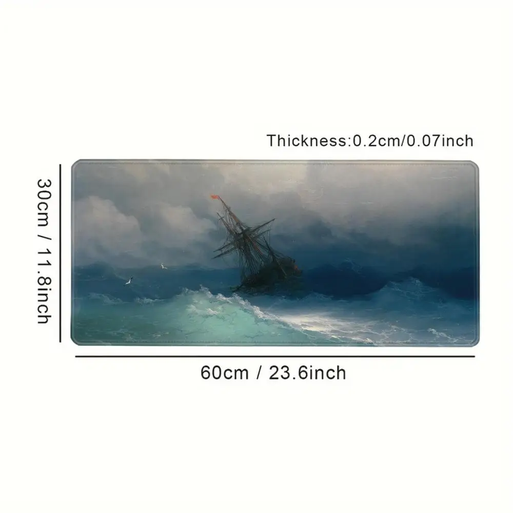 Skull Pirate Ship Large Mouse Pad Gaming Mousepad PC Gamer Computer Office Mouse Mat XXL Keyboard Mat