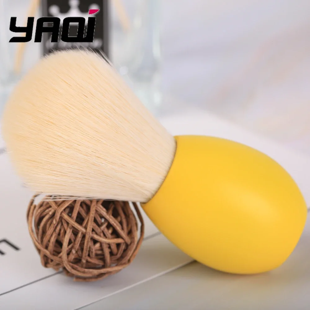 فرشاة الحلاقة بعقدة الكشمير من ياكي باني - أداة العناية باللون الأصفر للرجال مثالية لعيد الفصح