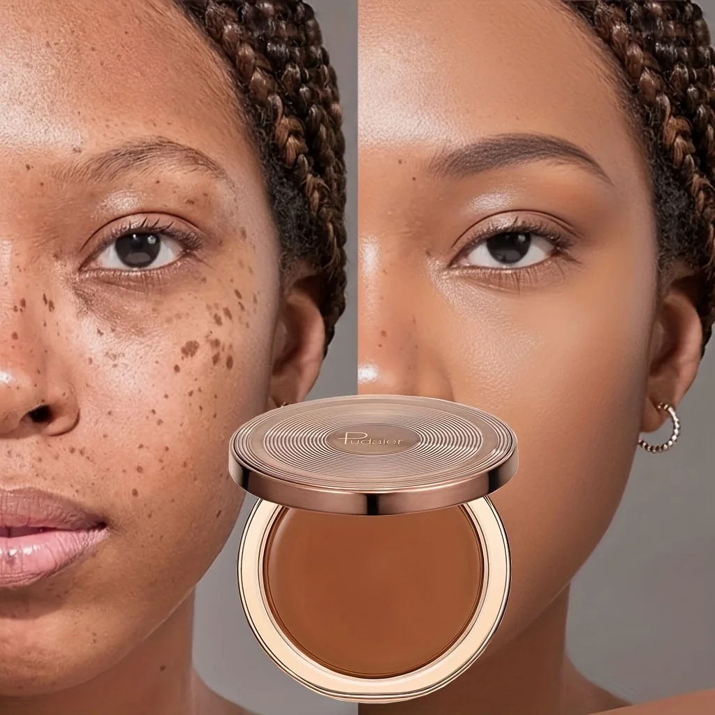 Wodoodporny krem konturowy, nawilżający i łatwy do rozmazywania krem konturowy, definiujący cechy twarzy z możliwością regulacji krycia.