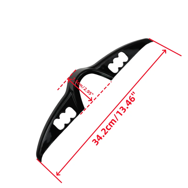 Motorcycle Batwing Switch Dash Panel Accent for Harley Touring Electra Glides Street Glide FLHT FLHX 2014-2022