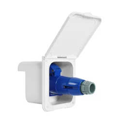 RV Camper 220V-240V 16A External Flush Hook Up Waterproof  Plug Socket Set For Marine Boat Yacht Car Caravan Trailer Truck