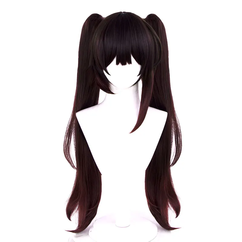 ゲーム Honkai スターレールスパークルコスプレウィッグスパークルコスプレダブルポニーテールスタイルウィッグコミコンパーティー大人女性男性