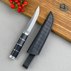 1PC 9.8-inch multi-function carving knife Forged Hand kitchen boning knife Knife Cover Stainless steel fruit cooking knife