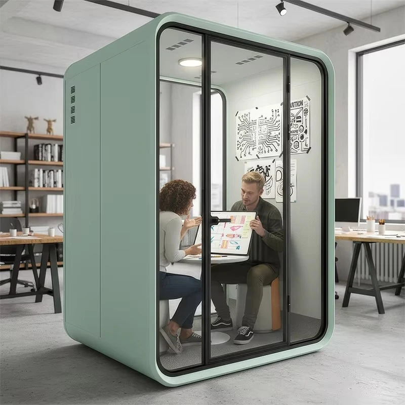 Any Size Custom Low Noise Movable Soundproof Office Pod Modular Privacy Protection Easy Install For Home Multiple Scenarios