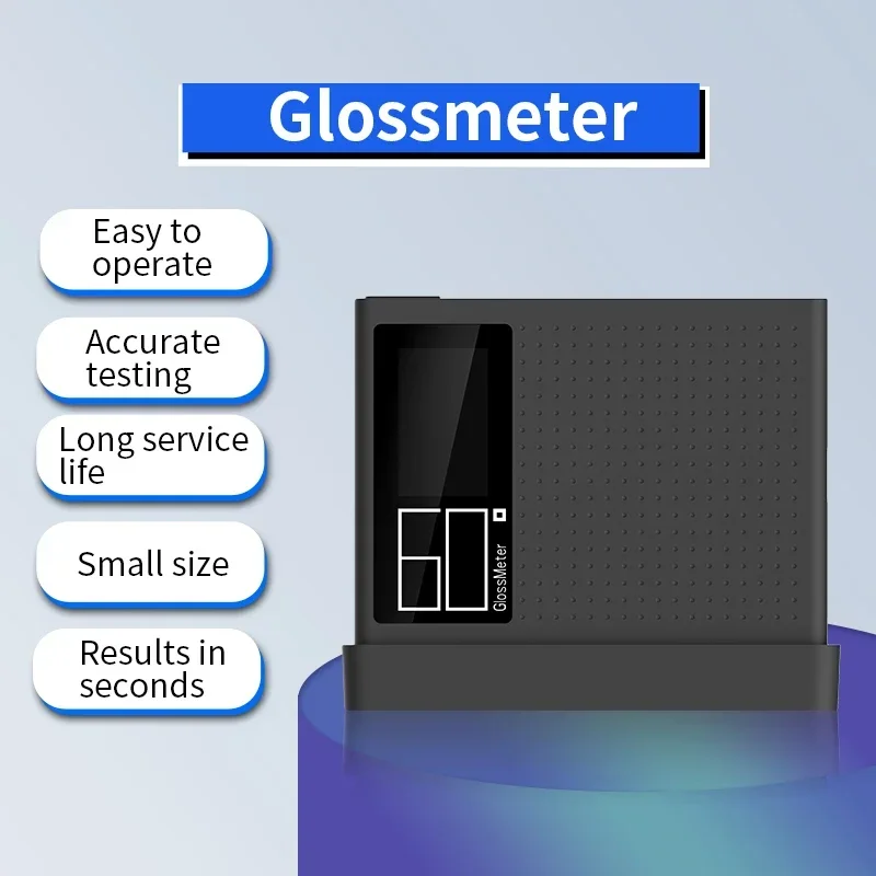 Accurate Portable Digital High Glossmeter Food Granite Floor Tile Surface Test for 20 60 85 Sheen Paint Gloss Meter