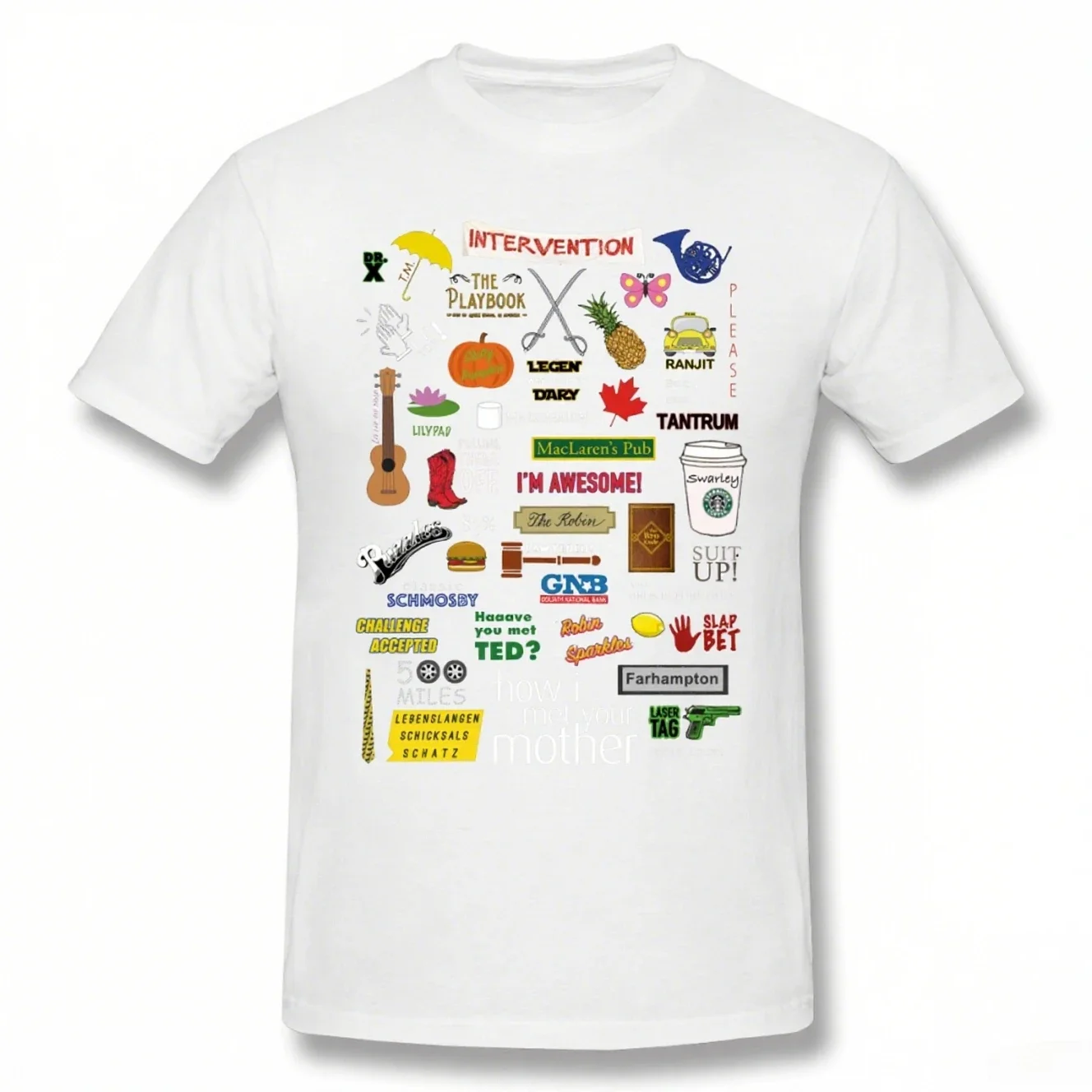 تي شيرت رجالي Bet T Shirt How I Met Your Mother تي شيرت قطني للرجال تي شيرت كبير برسومات لطيفة على الشاطئ