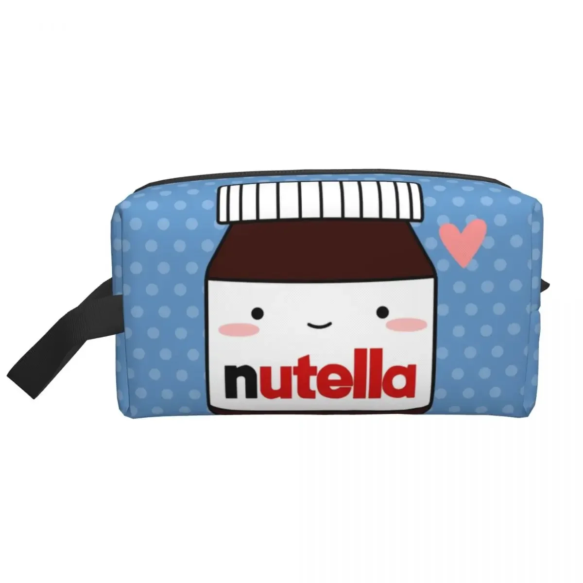 2025 novo estilo personalizado itália nutellas saco de higiene pessoal para mulheres maquiagem organizador cosméticos senhora beleza armazenamento dopp kit caixa