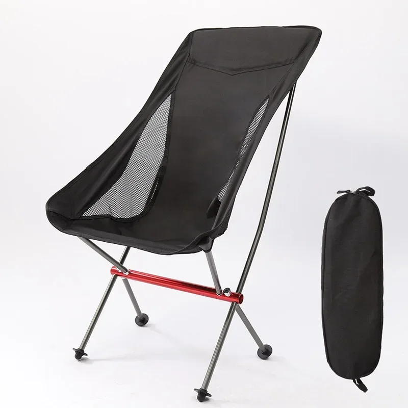 Portable Folding Camping Chair Outdoor Moon Chair Collapsible For Hiking Picnic Fishing Chairs Nature Hike Tourist A2577166