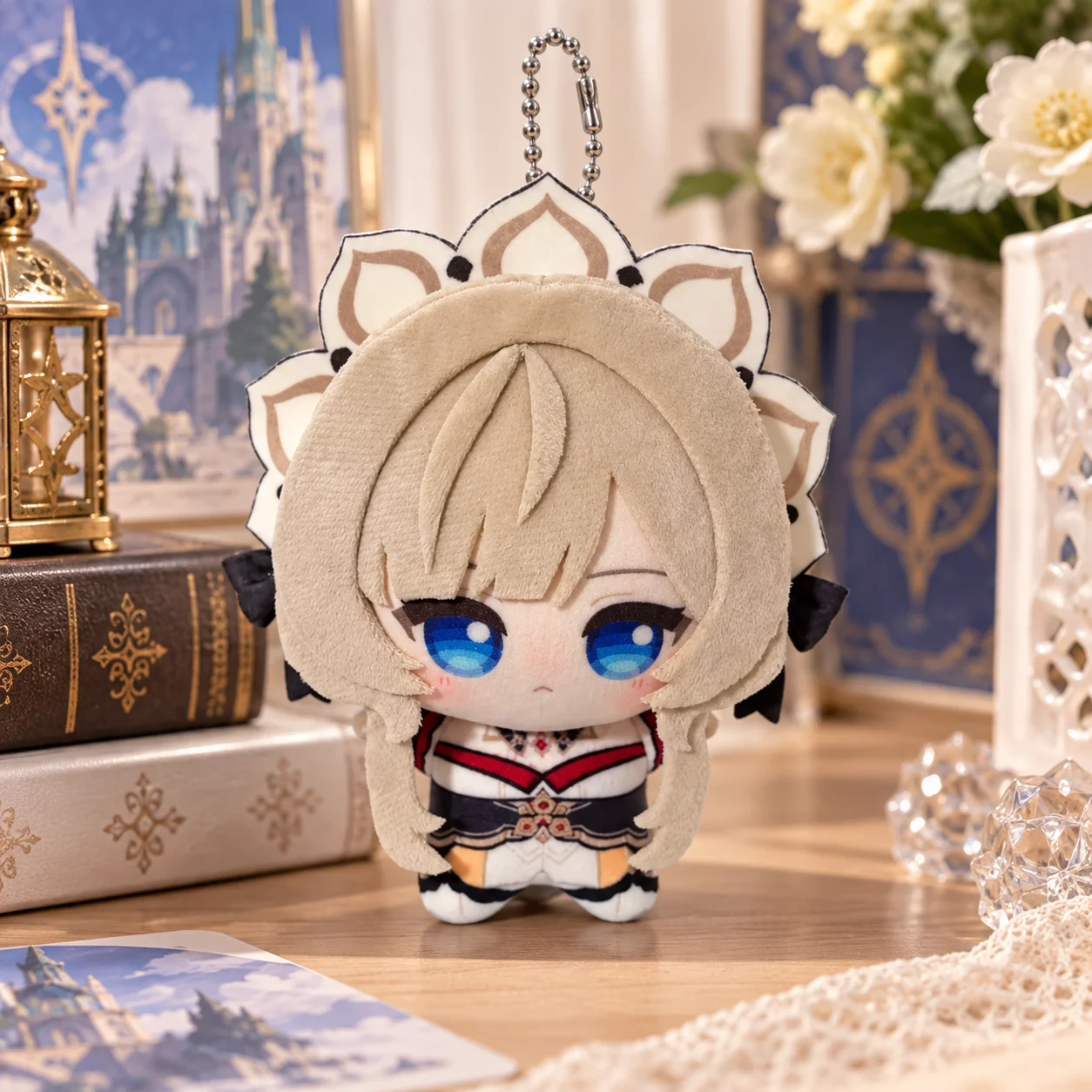Genshin Impact Columbina Sandrone Plush Doll Keychain Stuffed Toy Game Collectible For Adults Fans Home Decor Birthday Gift