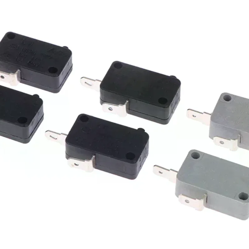 KW16(5)A 250VAC Micro Switch 2pcs Microwave Oven Door Interlock Normally Open Normally Close Replacement Part