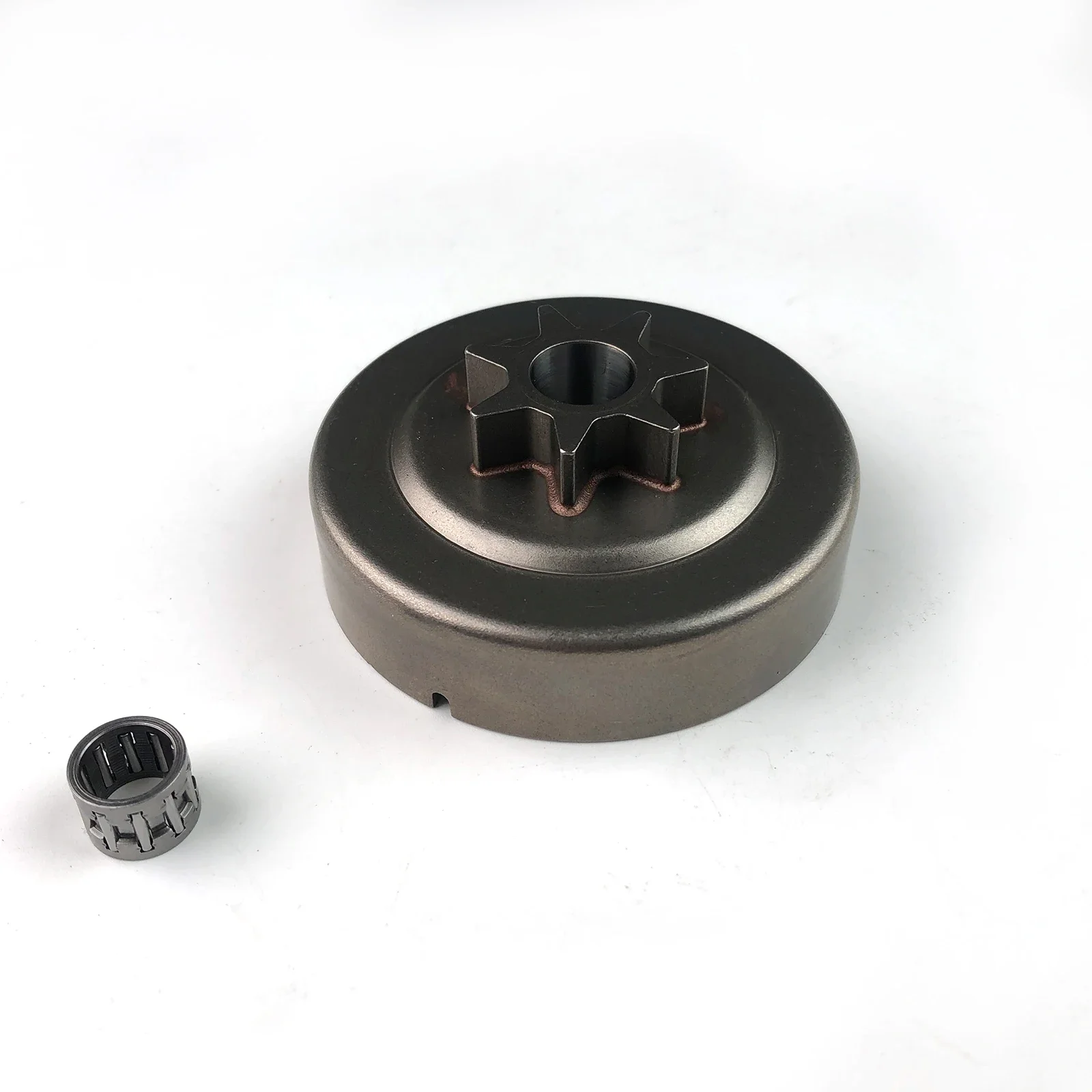 Piñón de tambor de embrague 7T de 325 pulgadas con rodamiento de jaula de agujas para motosierra Stihl 026, MS260, 024, MS240, Parte #1121, 640, 2004, 9512, 933, 2260