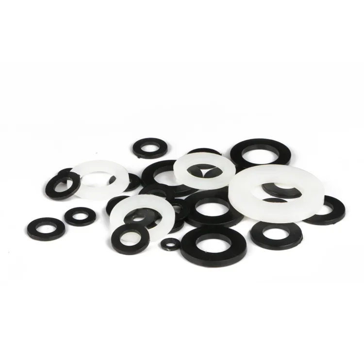 Nylon Screw Washer M3 M4 M5 M6 M8 M10 M12 Plastic Seals Spacer Plated Flat Insulation Plain Round O Ring Gasket 20/50/100/500pcs