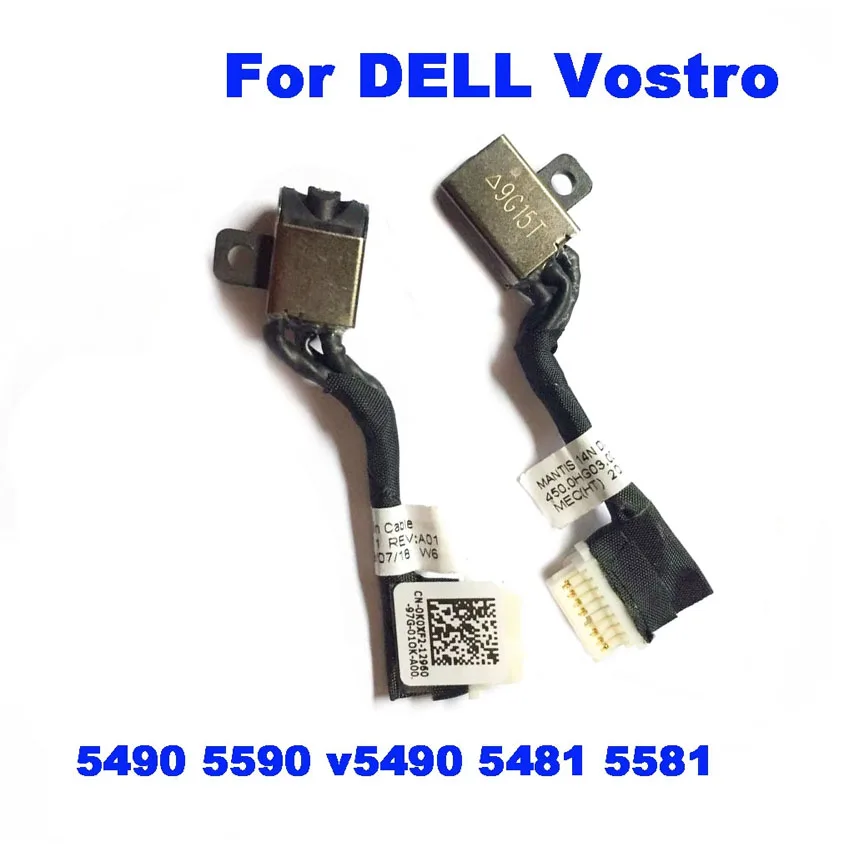 1Pcs Portable DC Power Jack Cable Connector for Dell Vostro 5490 5590 V5490 5481 5581 - Laptop Power Supply Jack