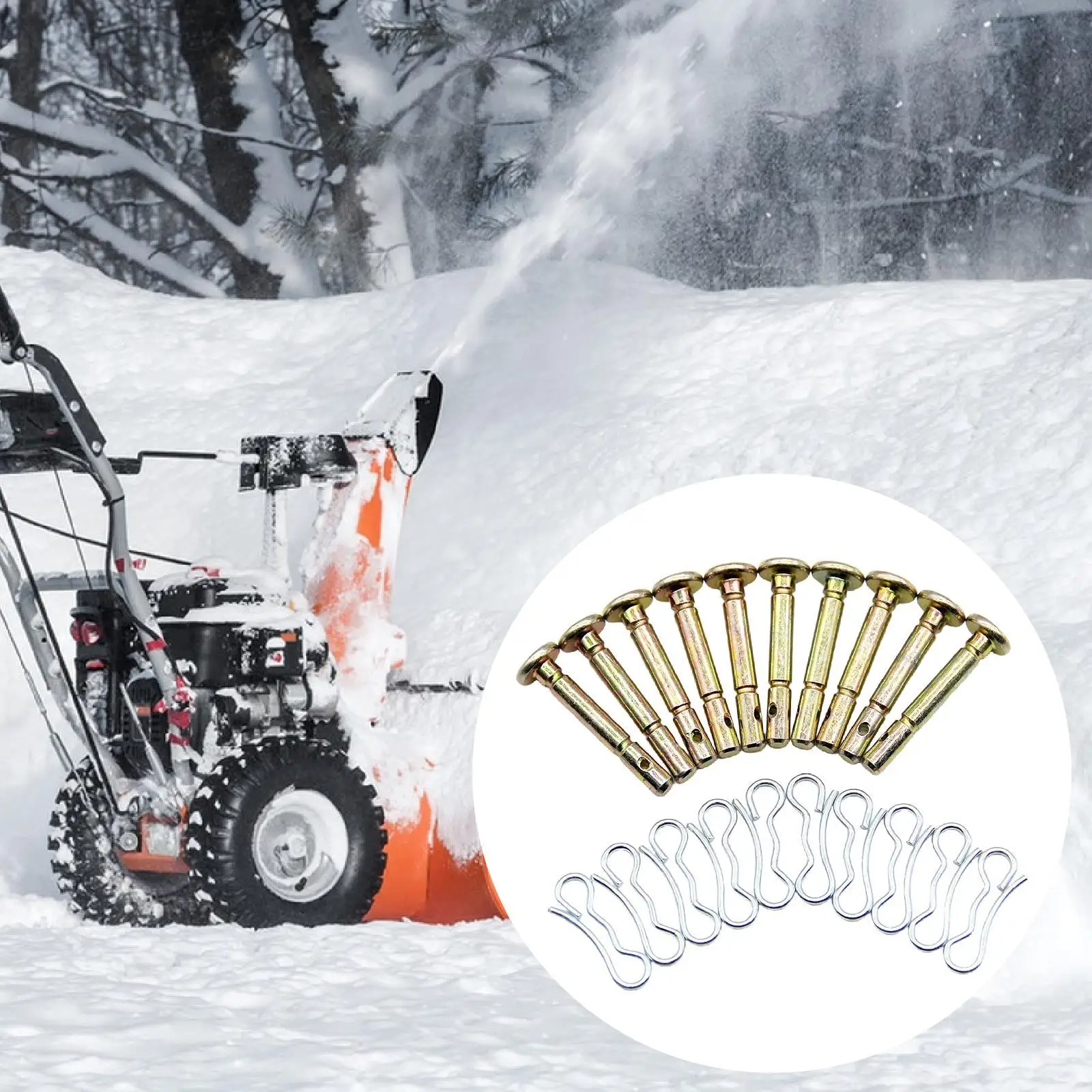 

Snow Blower Shear Pins Set Garden Replacement Patio Snowblower Shear Pins for 24788033 247883971 247883981 24788835 247888480