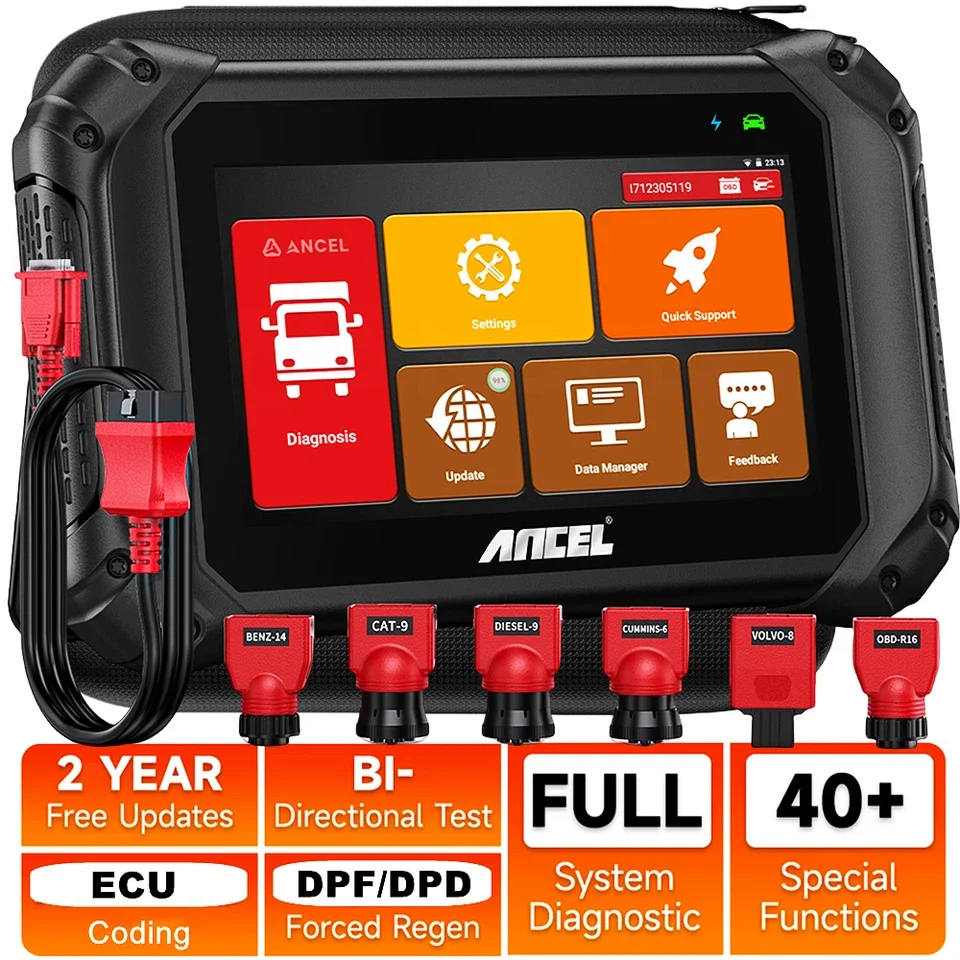 Heavy Equipment Diagnostic Software - Ağır Vasıta Teşhis Cihazları ANCEL V5