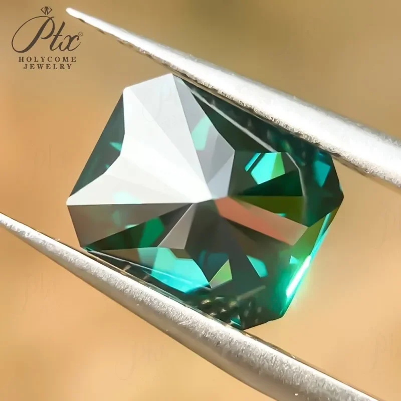 100% Moissanit-Diamant, Radiant-Schliff, 0,3-10 Karat, DIY-Ring, Halskette, Ohrringe, Hauptmaterialien, Großhandel, Perlen in Primärfarben – Detail 28