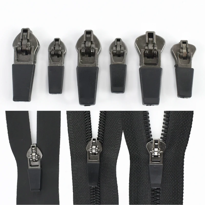 3 # 5 # سحاب عازل للماء المنزلق 10-50 قطعة النايلون الرسمي عكس الرمز البريدي قفل رئيس الملابس الراتنج السوستة المؤشر DIY بها بنفسك الخياطة اكسسوارات #3